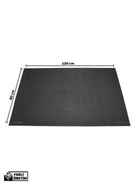 Resim Kaymaz Taban Kauçuk Dış Mekan Paspası, Kauçuk Kapı Önü Paspası 80x120 cm Spike Mat 