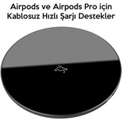 Resim Baseus Sımple Upgraded Versıon Wıreless Kablosuz Şarj Cıhazı (488897800) 