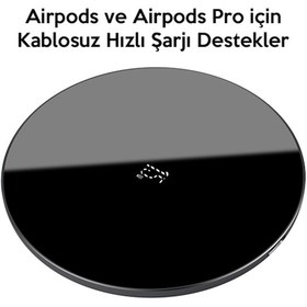 Resim Baseus Sımple Upgraded Versıon Wıreless Kablosuz Şarj Cıhazı (488897800) 