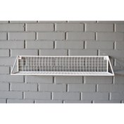 Resim GO DEKOR Orta Boy 80x25x15 Tel Duvar Rafı (BEYAZ RENK) 