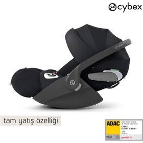Resim Cybex Cloud T isize <br> (Adac ödüllü tam yatışlı <br> puset ana kucağı 0-13 kg) - Sephia Black 