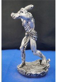 Resim Kiklop Tepegöz Biblo Mitolojik Tasarım Cyclops Heykel 21 Cm Ev Dekor & Hediyelik Aksesuar Gümüş 