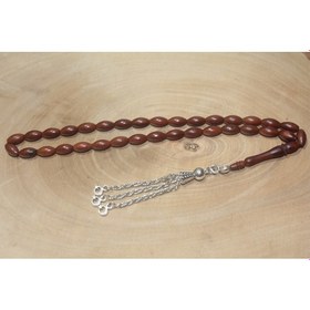 Resim Rd Ekoavm Üç Püskül Ay Yıldız Uçlu Arpa Kesim 6 mm Kuka Tespih Rdt1216 