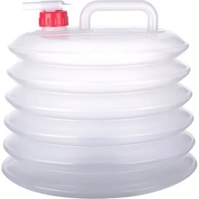 Resim Musluklu Katlanır Su Bidonu Su Kovası Kamp Bidonu 10 Lt 