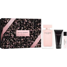 Resim Narciso Rodriguez For Her Edp 100 Ml + BL 50 Ml + Edp 10 Ml Kadın Parfüm 