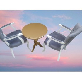 Resim Bengimobilya Fiskos-Berjer Sandalye Kelebek Model Parlak Beyaz-Ceviz Babyface (495737540) Altın 