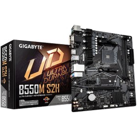 Resim Gigabyte B550M S2H 5000MHz(OC) DDR4 Soket AM4 M.2 HDMI DVI VGA mATX Anakart 