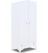 Resim Babyhope 951-58 Nevada İki Kapılı Gardırop -Bebek Dolabı Çok Renkli 