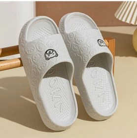 Resim Yaz Moda Erkek Terlikleri Baskı Küçük Ayı Sandalet Kapalı Banyo Çok Renkli 