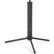 Resim Yaozixa Alüminyum Dışarıda Kullanım Tripod: Işık-kamera Tutucu, Masüstü/toprak Takımı, Çözülebilir 17cm, Pratik Aydınlatma Ve Yayıncı Gereci Siyah 