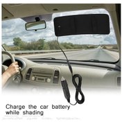 Resim Araç Aküsü Laptop İçin 12v 4.5w Taşınabilir Güç Kaynağı Güneş Paneli Pil Şarj Cihazı 