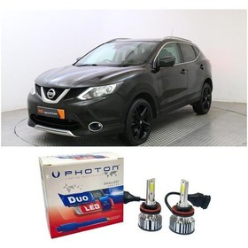Resim Nissan Qashqai J11 Led Xenon Kısa Far Ampulü H11 Duo Yeni Seri Beyaz 2014+ 