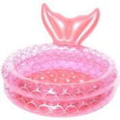 Resim Dolıty Şişme Yüzme Havuzu Kiddie Garden Arka Bahçe Çocuk Pembe 