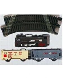 Resim Duman Oyuncak Pilli Tren Seti 13 Parça Eğlenceli ve Güvenli Oyun Deneyimi 