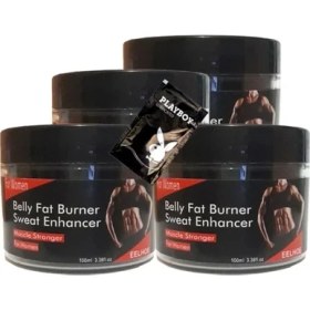 Resim Buğz Eelhoe Belly Fatburner Sweat Enhancer Krem 100 ml x 4 Adet + Jel 