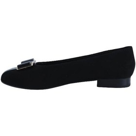 Resim Poletto Hakiki Deri Sıyah Babet Kapalı 69 13-2357 Siyah 