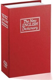 Resim Senon Kitap Görünümlü Kumbara Gizli Para Kasası Çelik Kilitli Kitap Kumbara Bordo 