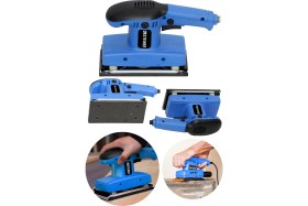 Resim Steiner Alman 1200 Watt Professional Elektrikli Titreşimli Zımpara Makinesi Kenar Köşe Avuç Zımpara 