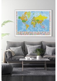 Resim Anatolian 700 Parça xl Puzzle - Dünya Siyasi Haritası 2703 