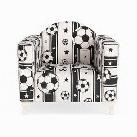 Resim Taraftar Futbol Temalı 0/6 Yaş Ayaklı Çocuk Koltuğu Siyah 