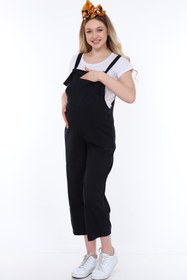 Resim Luvmabelly MYRA6102 - Koyu Lacivert Hamile Salopet 