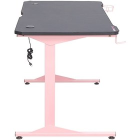 Resim Advent-x Oyuncu Ve Bilgisayar Masası Siyah / Pembe 140x76x70 Cm Pembe 