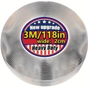 Resim Süper Güçlü Çift Taraflı Bant - Su Geçirmez, Şeffaf, Yüksek Viskoziteli Yapıştırıcı, Yıkanabilir ve Tekrar Kullanılabilir, Plastik, Ahşap, Cam ve Metal Yüzeyler için Uygun - Mutfaklar ve Banyolar için İdeal Bir Seçenek, Çift Taraflı Bant. 