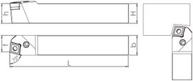 Resim P Sistem - ISO PCBNR/L 75° Dış Çap Torna Kalemi 