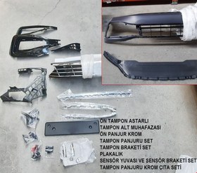 Resim Volkswagen Passat B85 R-line Ön Tampon Seti 2020 Sonrası Uyumlu 