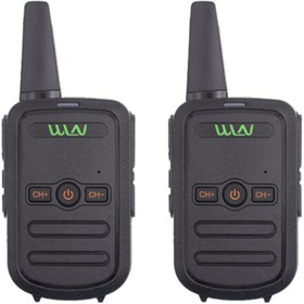 Resim OEM Wln Kd-c51 3-5 km 16 Kanal Ikili Telsiz Siyah Kasa Şarj Aleti Dahil 