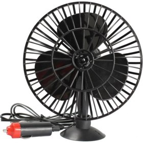 Resim Oto Aksesuarcım Vantuzlu Oto Vantilatör Fan Çakmaklık Girişli 12V 5 Inç 