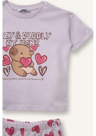 Resim Defacto 2li Pijama Takımı Kız Bebek H7640a526smpn425 Pembe-pn425 