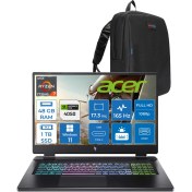 Resim Acer Nitro 17 Amd Ryzen 7 7735HS 48GB Ddr5 1tb SSD RTX4050 140W 6gb 17.3\ Fhd IPS 165HZ Windows 11 Home Taşınabilir Bilgisayar NHQL1EY003H18 + Zetta Çanta 
