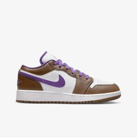 Resim Nike Air Jordan 1 Low Purple Mocha Kadın Spor Ayakkabı 