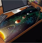 Resim gaman 2023 Güneş Sistemi Oyuncu Mouse Pad Büyük Boy Kaydırmaz 88x39cm 