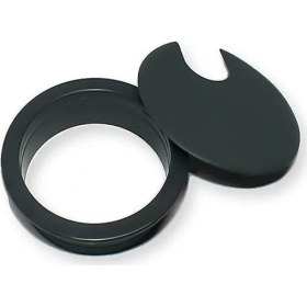 Resim Ayder Kablo Kanalı Plastik Antrasit Çap 60 5'li 