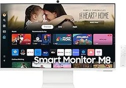 Resim Samsung M8 LS32DM801UUXUF, 32" inç, UHD, 3840 x 2160, 4K, 4ms 60Hz, HDR10, Akıllı Monitör 