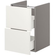 Resim IKEA Enhet, Lavabo Dolabı, 40x42x60 Cm, Gri-beyaz 