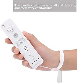Resim Dechoga Uzaktan Kumanda, Oyun Denetleyicisi Kablosuz Uzaktan Hareket Sensörü Yedek Oyun Kumandası ve Konsol için Oyun Kumandası, Silikon Kılıf ve Bilek Kayışı (Beyaz) 