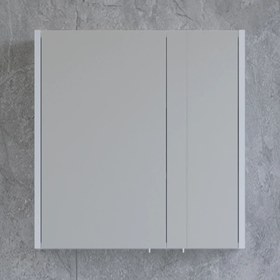 Resim Coste Aynalı 65 cm Banyo Dolabı Üst Modül Antrasit 