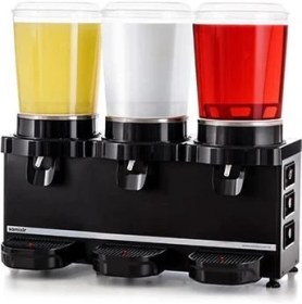 Resim Samixir Panoramik 10 Triple Soğuk Içecek Dispenseri 10 L + 10 L + 10 L 
