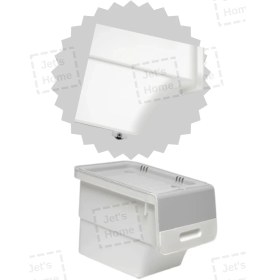 Resim Jet’s Home Tekli Jumbo Boy Organizer Kutu Tekerlekli Patateslik Soğanlık Sepet Gri 33 Lt 