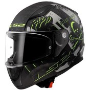 Resim Ls2 Rapid 2 Pirates Kapalı Kask Titanyum 