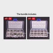 Resim Chuangyinshop 72 Parça 100 Parça Hızlı Atan Cam Tüp Sigorta Seti 0.2a 20a 30a 5x20mm 6x30mm 