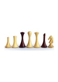 Resim El Yapımı Şimşir Ahşap Modern Satranç Taşı 77mm 