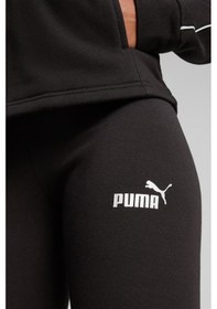 Resim Puma Metallic Tracksuit Siyah Kadın Eşofman Takımı - 683046 01 Siyah 