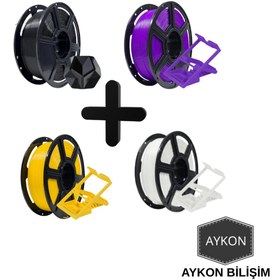 Resim Anycubic Kobra S1 Combo 3D Yazıcı + 4 Adet Filament ( 1 KG LIK 4 FARKLI RENK İLETİLECEKTİR) 