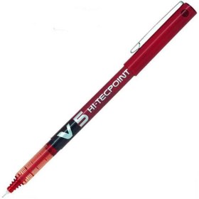 Resim Pilot Roller Kalem Hi-Tecpoint İğne Uç 0.5 MM Kırmızı Bx-V5-R 