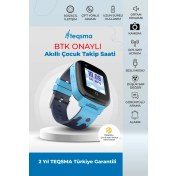 Resim Teqsma S25 Akıllı Çocuk Saati- Sos, Gps Takibi, Görüntülü Görüşme, Btk Onaylı, Su Geçirmez 24 Ay Garantili 