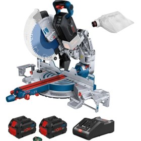 Resim Bosch Gcm 18V 305 Gdc Akülü Gönye Kesme 2X12 Amper Biturbo 